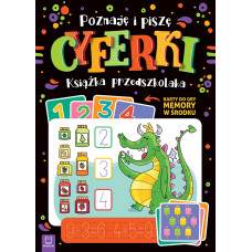Poznaję i piszę cyferki. Książka przedszkolaka