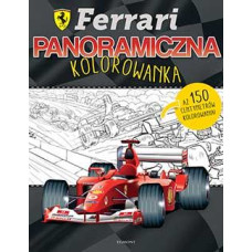 Ferrari. Panoramiczna kolorowanka