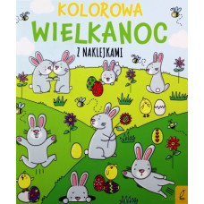 Kolorowa Wielkanoc z  naklejkami