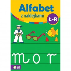 Alfabet z naklejkami Ł-R